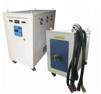 kopen 100kw IGBT-inductieverhardingsapparatuur 50KHZ voor schachtverharding online vervaardiging