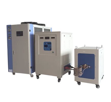 comprare Macchina per la forgiatura a induzione di bulloni in acciaio / rame da 60 kW con bobina morbida fabbricazione online